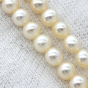 タサキ TASAKI マベパール パールホワイト×イエローゴールド K18YG パール ネックレス Au750 18K 18金 真珠 5P 5粒 グラデーション ライン アーチ