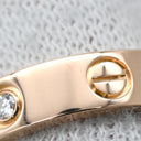 カルティエ Cartier LOVE ミニラブリング 1Pダイヤ B4050700 ピンクゴールド K18PG ダイヤモンド #49(JP9) リング 指輪 スモールモデル LOVE Ring 750 18K PG 9号