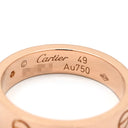 カルティエ Cartier LOVE ミニラブリング 1Pダイヤ B4050700 ピンクゴールド K18PG ダイヤモンド #49(JP9) リング 指輪 スモールモデル LOVE Ring 750 18K PG 9号