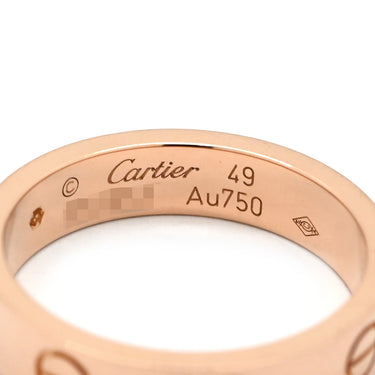 カルティエ Cartier LOVE ミニラブリング 1Pダイヤ B4050700 ピンクゴールド K18PG ダイヤモンド #49(JP9) リング 指輪 スモールモデル LOVE Ring 750 18K PG 9号
