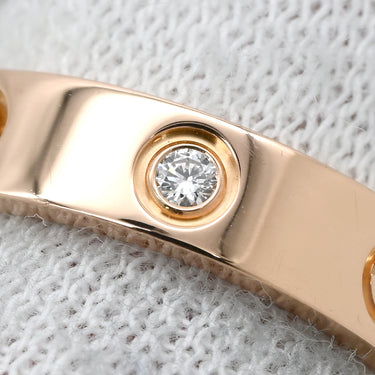 カルティエ Cartier LOVE ミニラブリング 1Pダイヤ B4050700 ピンクゴールド K18PG ダイヤモンド #49(JP9) リング 指輪 スモールモデル LOVE Ring 750 18K PG 9号