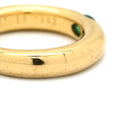 カルティエ Cartier エリプス エメラルドリング グリーン×イエローゴールド K18YG エメラルド #50(JP10) リング 指輪 750 YG 18金 18K 9.5号