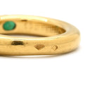カルティエ Cartier エリプス エメラルドリング グリーン×イエローゴールド K18YG エメラルド #50(JP10) リング 指輪 750 YG 18金 18K 9.5号