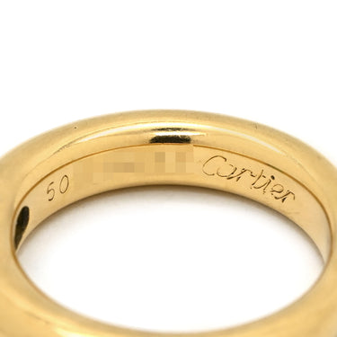 カルティエ Cartier エリプス エメラルドリング グリーン×イエローゴールド K18YG エメラルド #50(JP10) リング 指輪 750 YG 18金 18K 9.5号