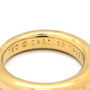 カルティエ Cartier エリプス エメラルドリング グリーン×イエローゴールド K18YG エメラルド #50(JP10) リング 指輪 750 YG 18金 18K 9.5号