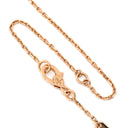 ヴァンクリーフアーペル Van Cleef & Arpels ヴィンテージ アルハンブラ VCARPOMV00 ブラウンXローズゴールド K18PG ダイヤモンド ブルズアイ ネックレス PG ブルズアイ 18K 750 2017年ホリデー 1Pダイヤ