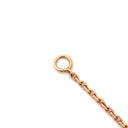 ヴァンクリーフアーペル Van Cleef & Arpels ヴィンテージ アルハンブラ VCARPOMV00 ブラウンXローズゴールド K18PG ダイヤモンド ブルズアイ ネックレス PG ブルズアイ 18K 750 2017年ホリデー 1Pダイヤ