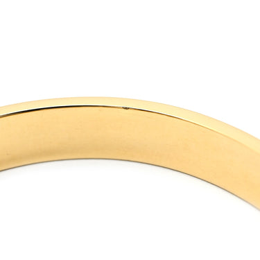 カルティエ Cartier LOVE ラブブレスレット オープン イエローゴールド K18YG #18 ブレスレット 750 18K YG バングル