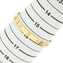 カルティエ Cartier LOVE ラブブレスレット オープン イエローゴールド K18YG #18 ブレスレット 750 18K YG バングル