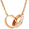 カルティエ Cartier Love ネックレス セミパヴェ CRB7013900 ピンクゴールド K18PG ダイヤモンド ネックレス 18K 750 PG ベビーラブ ダイヤ