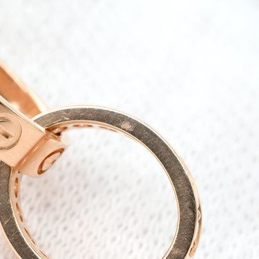 カルティエ Cartier Love ネックレス セミパヴェ CRB7013900 ピンクゴールド K18PG ダイヤモンド ネックレス 18K 750 PG ベビーラブ ダイヤ