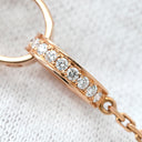 カルティエ Cartier Love ネックレス セミパヴェ CRB7013900 ピンクゴールド K18PG ダイヤモンド ネックレス 18K 750 PG ベビーラブ ダイヤ