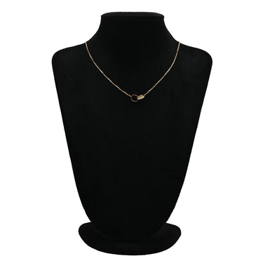 カルティエ Cartier Love ネックレス セミパヴェ CRB7013900 ピンクゴールド K18PG ダイヤモンド ネックレス 18K 750 PG ベビーラブ ダイヤ