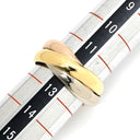 カルティエ Cartier トリニティクラシック ホワイトゴールド×イエローゴールド×ピンクゴールド K18WG K18YG K18PG リング 指輪 3連 3カラー 18K 750 12号