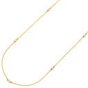 ティファニー Tiffany & Co バイザヤード イエローゴールド K18YG ダイヤモンド ネックレス ダイヤモンド エルサペレッティ 18K 750 YG