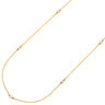 ティファニー Tiffany & Co バイザヤード イエローゴールド K18YG ダイヤモンド ネックレス ダイヤモンド エルサペレッティ 18K 750 YG