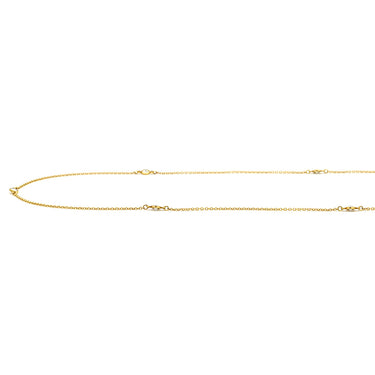 ティファニー Tiffany & Co バイザヤード イエローゴールド K18YG ダイヤモンド ネックレス ダイヤモンド エルサペレッティ 18K 750 YG