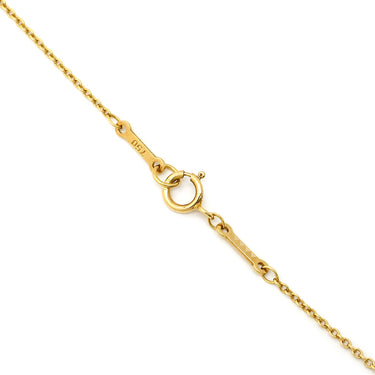 ティファニー Tiffany & Co バイザヤード イエローゴールド K18YG ダイヤモンド ネックレス ダイヤモンド エルサペレッティ 18K 750 YG