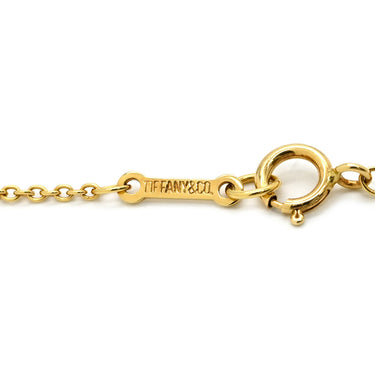 ティファニー Tiffany & Co バイザヤード イエローゴールド K18YG ダイヤモンド ネックレス ダイヤモンド エルサペレッティ 18K 750 YG