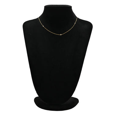 ティファニー Tiffany & Co バイザヤード イエローゴールド K18YG ダイヤモンド ネックレス ダイヤモンド エルサペレッティ 18K 750 YG