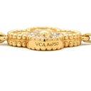 ヴァンクリーフアーペル Van Cleef & Arpels ヴィンテージアルハンブラ 5モチーフ VCARA41400 イエローゴールド K18YG ダイヤモンド ブレスレット K18 18K ダイヤモンド