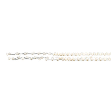 タサキ TASAKI ナイアガラ 瀑布 UFN5968/0655968 パールホワイト×ホワイトゴールド K18WG パール クリスタル ネックレス 真珠 K18WG 2連 パール クリスタル ロング ラリエット