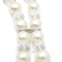 タサキ TASAKI ナイアガラ 瀑布 UFN5968/0655968 パールホワイト×ホワイトゴールド K18WG パール クリスタル ネックレス 真珠 K18WG 2連 パール クリスタル ロング ラリエット