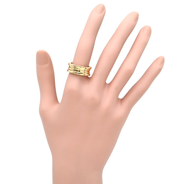 ブルガリ BVLGARI ビーゼロワン B-zero1 3バンドリング イエローゴールド K18YG #54(JP14) リング 指輪 750 18金 YG 13号