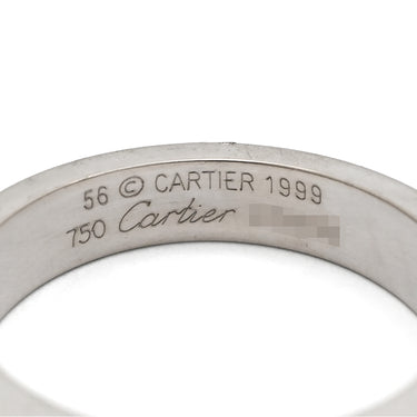 カルティエ Cartier タンク アメジスト パープル×ホワイトゴールド K18WG アメジスト #56(JP16) リング 指輪 Au750 18K 18金 スクエアカット 15.5号