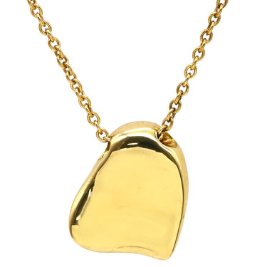 ティファニー Tiffany & Co フルハート イエローゴールド K18YG ネックレス T＆Co. 18K 18金 750 YG エルサペレッティ