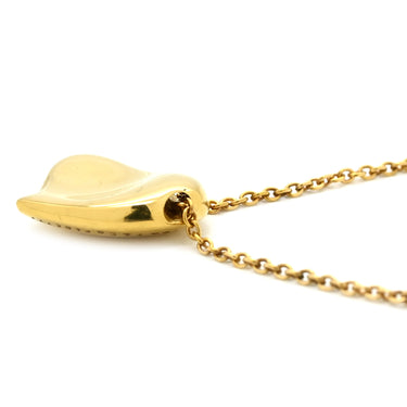 ティファニー Tiffany & Co フルハート イエローゴールド K18YG ネックレス T＆Co. 18K 18金 750 YG エルサペレッティ