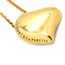 ティファニー Tiffany & Co フルハート イエローゴールド K18YG ネックレス T＆Co. 18K 18金 750 YG エルサペレッティ