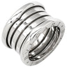 ブルガリ BVLGARI ビーゼロワン B-zero1 5バンドリング ホワイトゴールド K18WG #51(JP11) リング 指輪 BVLGARI Au750 WG 18K 18金 10号