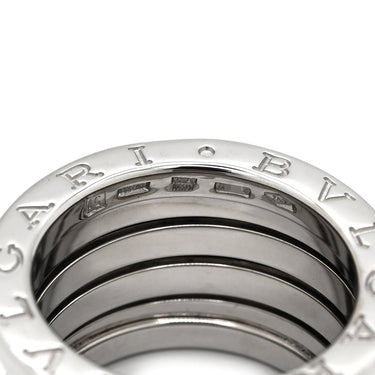 ブルガリ BVLGARI ビーゼロワン B-zero1 5バンドリング ホワイトゴールド K18WG #51(JP11) リング 指輪 BVLGARI Au750 WG 18K 18金 10号