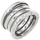 ブルガリ BVLGARI ビーゼロワン B-zero1 4バンドリング 323557 ホワイトゴールド K18WG #51(JP11) リング 指輪 Au750 18K 18金 10号