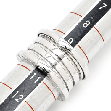 ブルガリ BVLGARI ビーゼロワン B-zero1 4バンドリング 323557 ホワイトゴールド K18WG #51(JP11) リング 指輪 Au750 18K 18金 10号