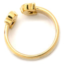 カルティエ Cartier 2Cリング トリニティ ダイヤ イエローゴールド×ピンクゴールド×ホワイトゴールド K18PG K18YG K18WG #50(JP10) リング 指輪 ドゥーブルC 3カラー 750 18K 11号