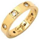 カルティエ Cartier LOVE ミニラブリング 8Pダイヤ B4056200 イエローゴールド K18YG ダイヤモンド #52(JP12) リング 指輪 スモールモデル 750 18K YG フルダイヤ 11.5号