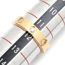 カルティエ Cartier LOVE ミニラブリング 8Pダイヤ B4056200 イエローゴールド K18YG ダイヤモンド #52(JP12) リング 指輪 スモールモデル 750 18K YG フルダイヤ 11.5号