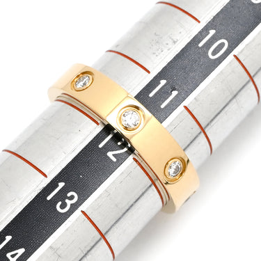 カルティエ Cartier LOVE ミニラブリング 8Pダイヤ B4056200 イエローゴールド K18YG ダイヤモンド #52(JP12) リング 指輪 スモールモデル 750 18K YG フルダイヤ 11.5号