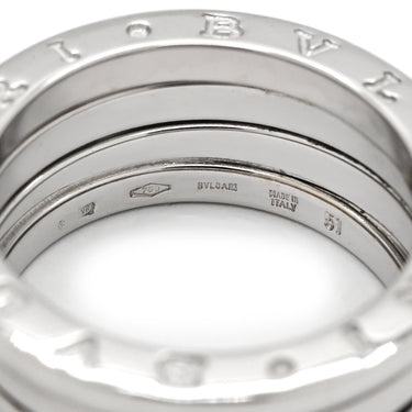 ブルガリ BVLGARI ビーゼロワン B-zero1 3バンド 323532 ホワイトゴールド K18WG #51(JP11) リング 指輪 18K WG 750 18金 10号