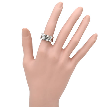 ブルガリ BVLGARI ビーゼロワン B-zero1 3バンド 323532 ホワイトゴールド K18WG #51(JP11) リング 指輪 18K WG 750 18金 10号