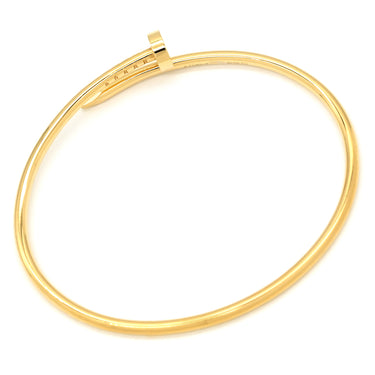 カルティエ Cartier ジュストアンクル SM B6062617 イエローゴールド K18YG #17 ブレスレット 750 18K YG