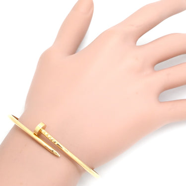 カルティエ Cartier ジュストアンクル SM B6062617 イエローゴールド K18YG #17 ブレスレット 750 18K YG