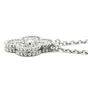 ヴァンクリーフアーペル Van Cleef & Arpels ヴィンテージアルハンブラ ペンダント VCARA46100 ホワイトゴールド K18WG ダイヤモンド ネックレス Au750 K18 12Pダイヤ