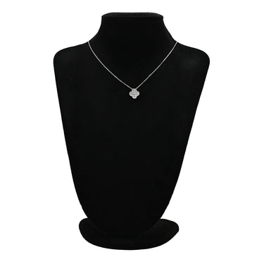 ヴァンクリーフアーペル Van Cleef & Arpels ヴィンテージアルハンブラ ペンダント VCARA46100 ホワイトゴールド K18WG ダイヤモンド ネックレス Au750 K18 12Pダイヤ