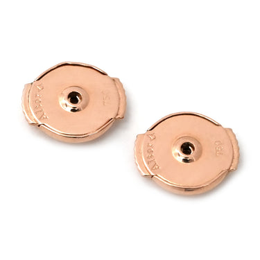ブシュロン BOUCHERON キャトルクラシック フープピアス JC001598 ブラウン×イエローゴールド K18PG ブラウンPVD ピアス 750 PG K18 PVD