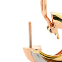 カルティエ Cartier トリニティ クラシックモデル 80083231 ホワイトゴールド×イエローゴールド×ピンクゴールド K18YG K18PG K18WG ピアス Cartier Au750 18K 3カラー