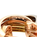 カルティエ Cartier トリニティ クラシックモデル 80083231 ホワイトゴールド×イエローゴールド×ピンクゴールド K18YG K18PG K18WG ピアス Cartier Au750 18K 3カラー