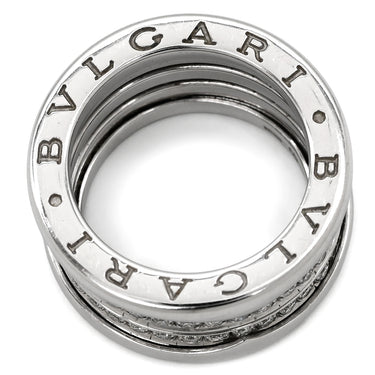 ブルガリ BVLGARI ビーゼロワン B-zero1 4バンド ダイヤ ホワイトゴールド K18WG ダイヤモンド #50(JP10) リング 指輪 750 18K WG 9号